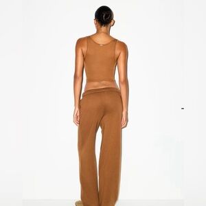 SKIMS Brown Straight Leg Pants
